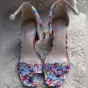 Kelly & Katie Multicolor Strappy Sandals